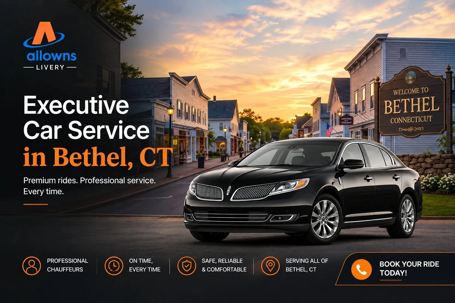 Executive Car Service in Bethel, CT