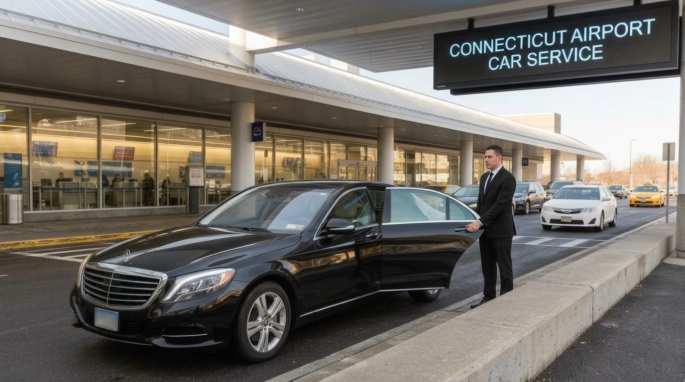 What is the actual cost of airport car service in Connecticut?